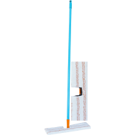 Mop plat cu 2 fete, coada metalica 123 cm